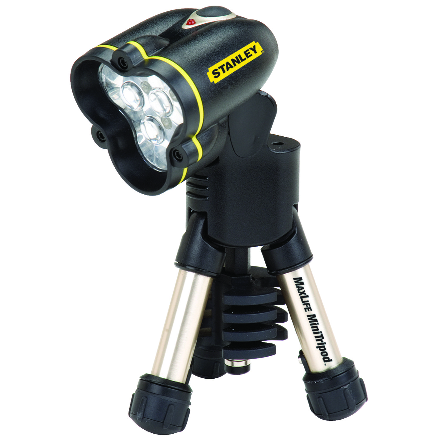 Stanley® MaxLife™ 95-111 Mini Tripod Flashlight, LED Bulb, Aluminum  Housing, 8 Lumens