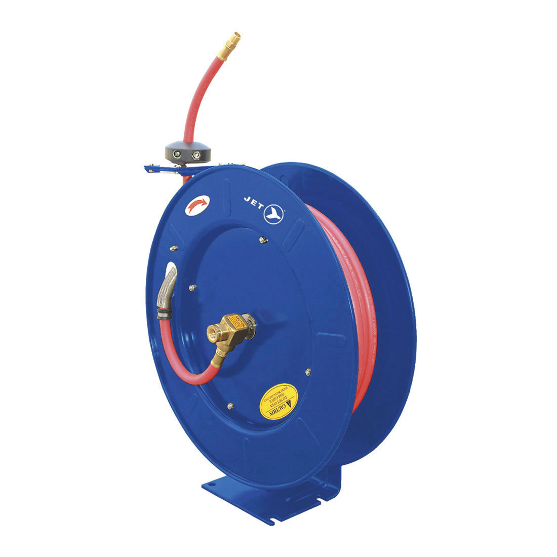 JET 391726 Heavy Duty Retractable Hose Reel, 1/2 in ID x 50 ft L Hose, 300  psi Pressure