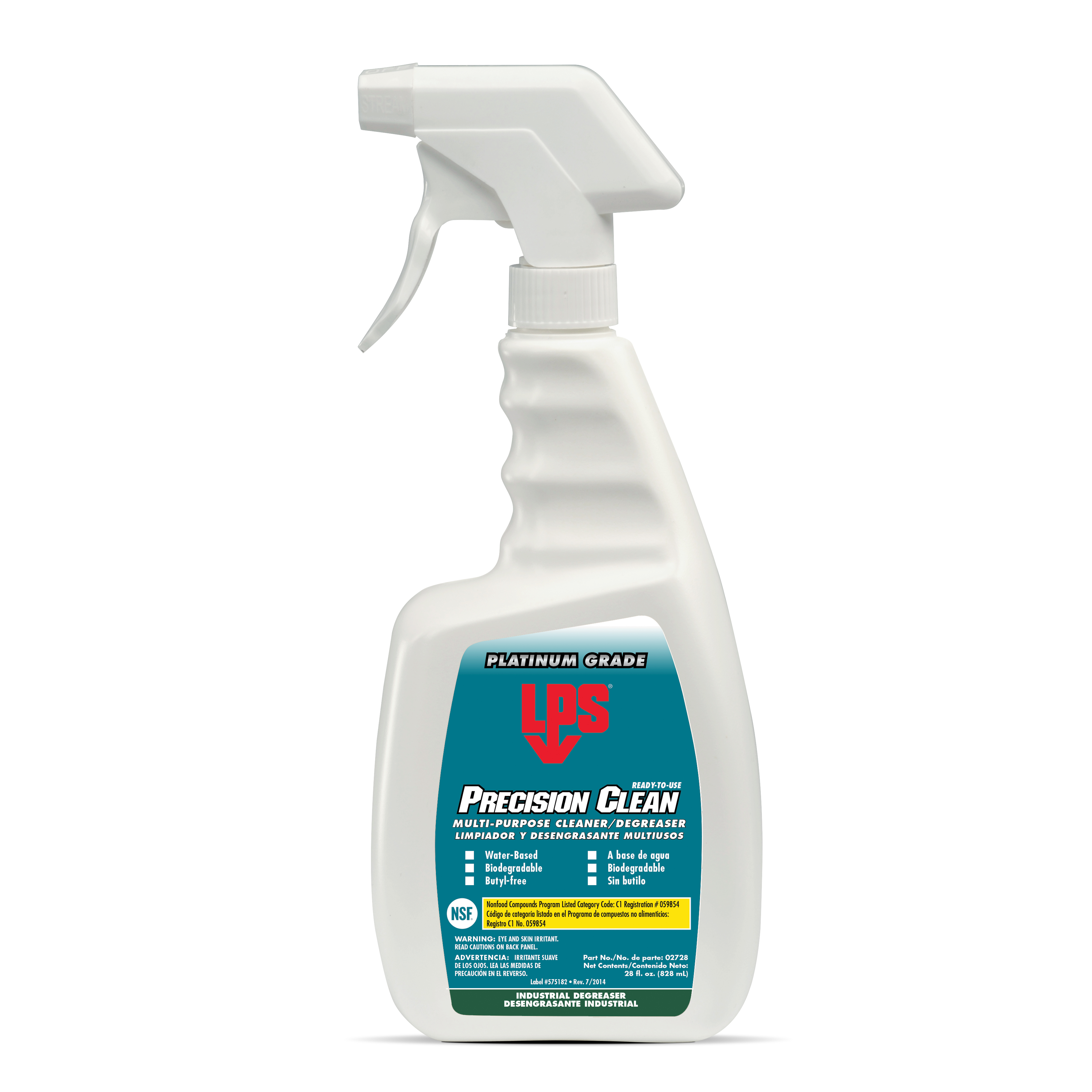 frugtbart slogan Svaghed LPS® 02728 Precision Clean Multi-Purpose Cleaner/Degreaser, 28 oz Trigger  Spray Bottle, Liquid, Clear, Mild Citrus | DGI Supply