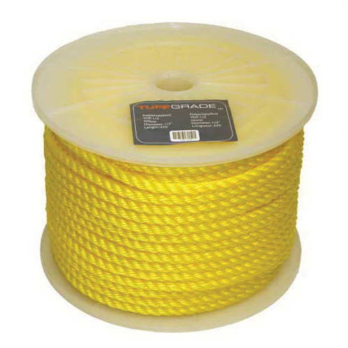 Tuff Grade TGR-3/4-B Rope, 3/4 in Dia x 125 ft L, Yellow
